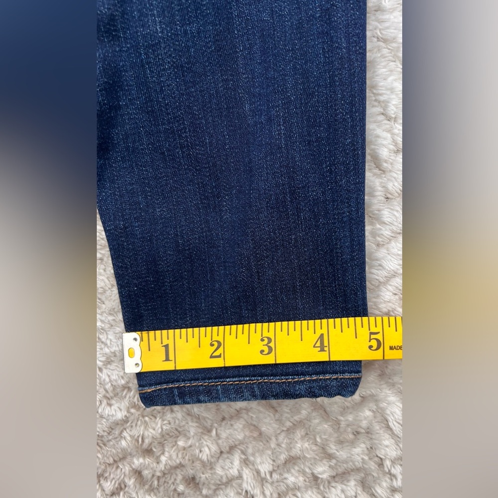 Lucky Brand Dark Blue Indigo Wash Midrise Skinny Jeans Size 26 Classic EUC Denim - Picture 8 of 12